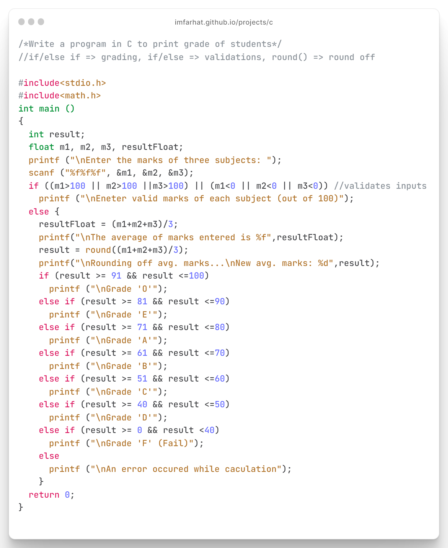 Code